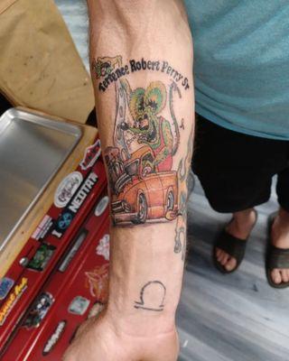 Cool Ratfink Tattoo by Gordy