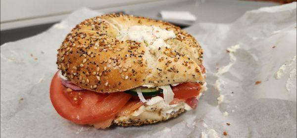 Lox bagel