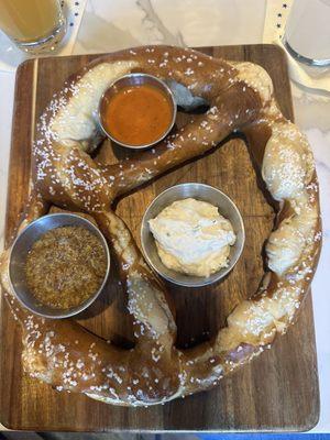 Huge pretzel