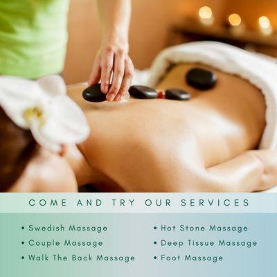 Come and try our services