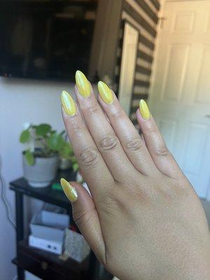 Yellow +white chrome for summer