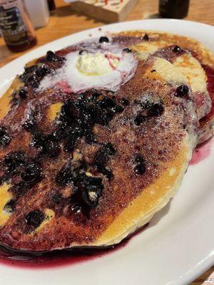 Excellent Wild Maine Blueberry Pancakes