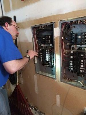 Inspecting electrical service panels