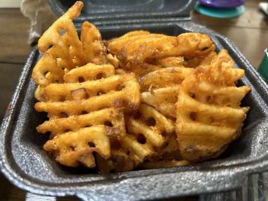 Waffle fries