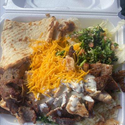 Chicken and Lamb plate