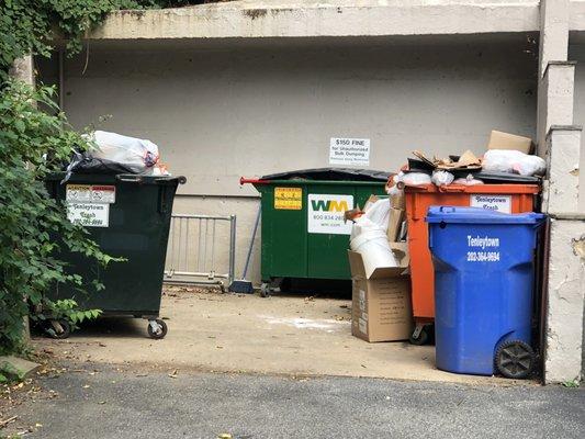 Trash IGNORED and not removed for weeks - we had to employ a new company and they leave their dumpsters for MONTHS now.