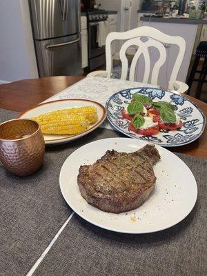 Aged ribeye from Arnie's