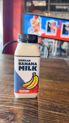 Was one of the first ever to try the Korean banana milk    @hybrideater