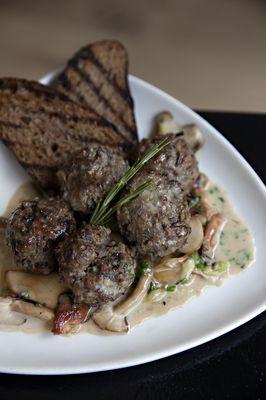 Bison Wild Rice Meatballs