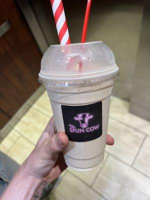 Salted Caramel Truffle shake ($9)