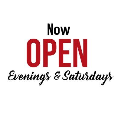 Open Evenings & Saturdays for your convenience. Walk-in's for X-ray only