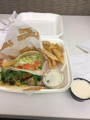 The buffalo bill and the Cuban tacos