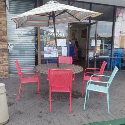 Outdoor seating