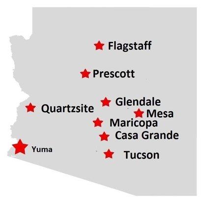 These are just a few of the cities we currently offer CCW classes currently. More to come!