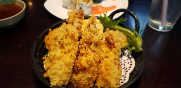 Soft shell crab tempura