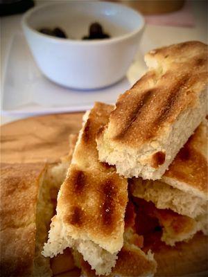 Freshly baked Italian focaccia!