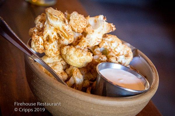 Fried Cauliflower, Creme Fraiche