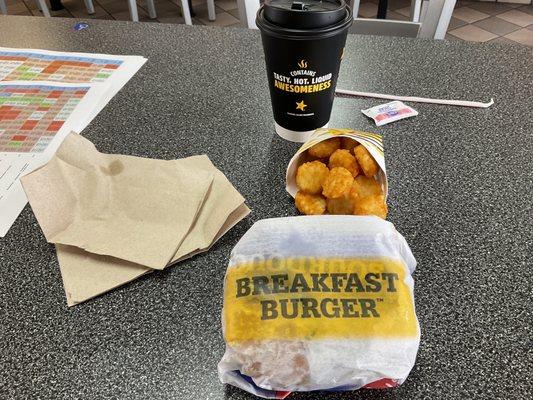 Breakfast at Carls Jr!