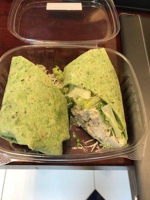 Chicken Caesar wrap