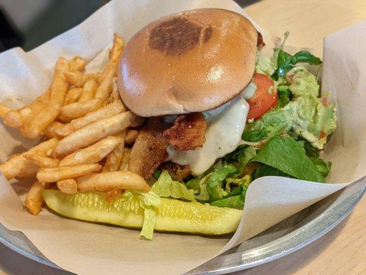 Chicken Bacon Avocado sandwich w/fries