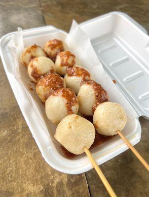 Fried fish balls $9...