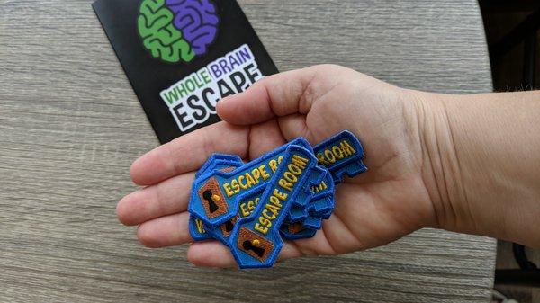 Bring your scout troop to escape and earn this badge!