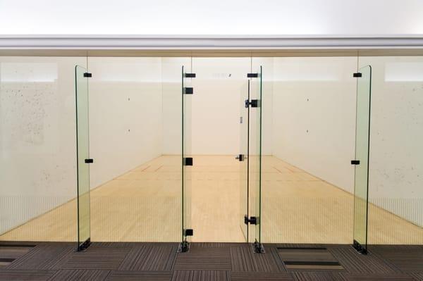 Racquetball court. One of two.