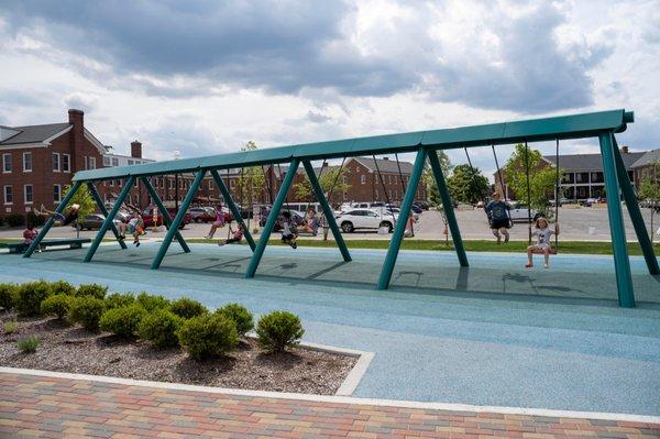 Musical Swings on the Fort Ben Cultural Campus