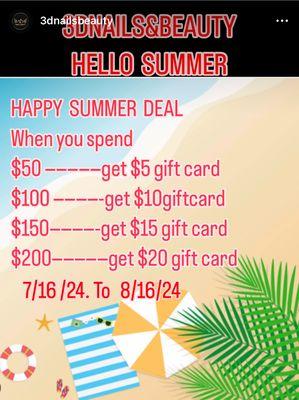 Summer deal