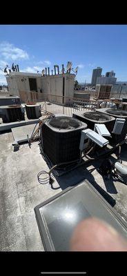 My AC on the roof top