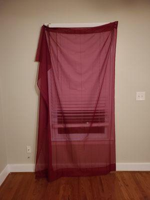 Not our curtain, but it's push pinned into the window