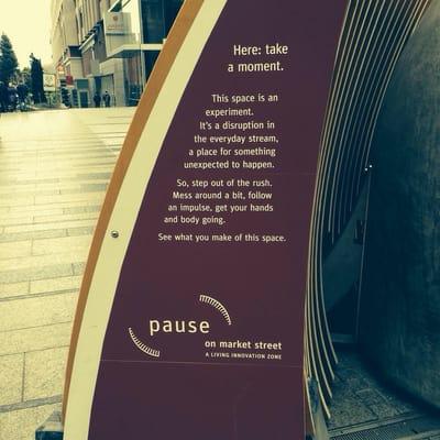 Pause On Market Street: A Living Innovation Zone