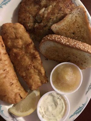 Friday Fish Fry with legit potato pancakes!