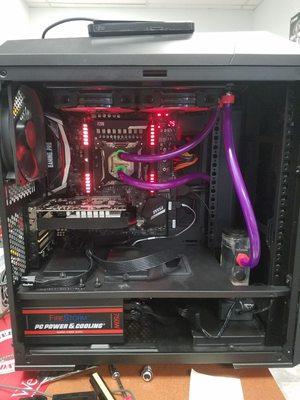 Custom water cooled i9 system