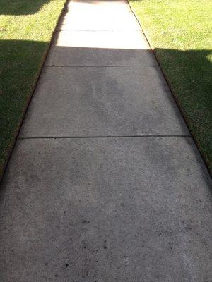 sidewalk edging (after)