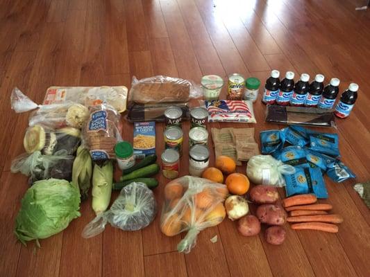 Groceries for a week