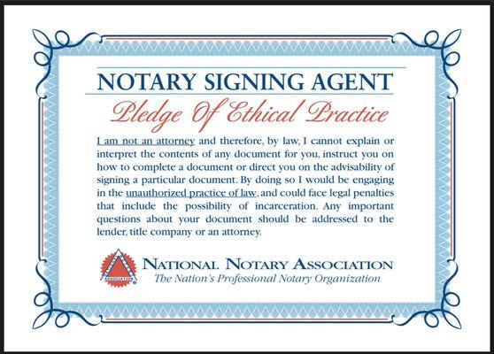 Notary Signing Agent