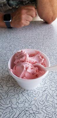 Dessert delicious Strawberry Icecream