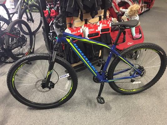 My new Specialized Rockhopper Sport, thanks to Bobcat Bicycles!!