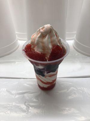 Strawberry- Blueberry- Raspberry Parfait Specialty