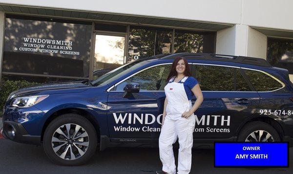 Amy Smith is the SMITH in Windowsmith.  She is a 2nd generation owner and embraces the old fashioned way of doing business right!