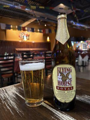 Flying Horse Royal Lager Royal Beer.