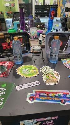 Display of Smoke Merchandise