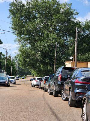 The wait was long. They only do curbside. No one comes in.