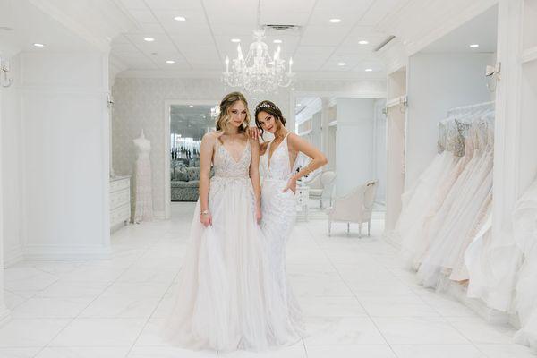 Beautiful store interior at La Belle Mariée!