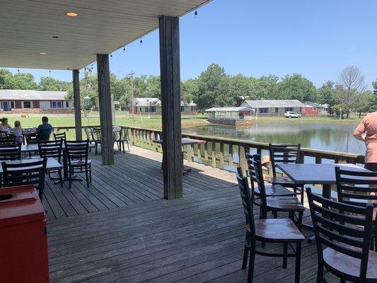 Outdoor seating area