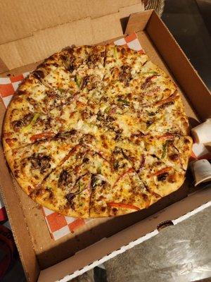 Jamaican Jerk Chixken Pizza