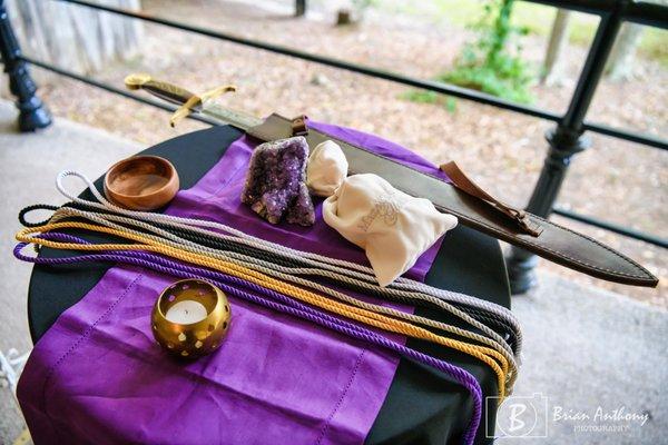 Handfasting Ceremony Table