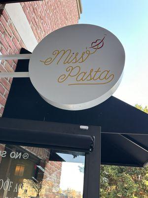 Miss Pasta Sign