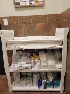 Changing table for parents